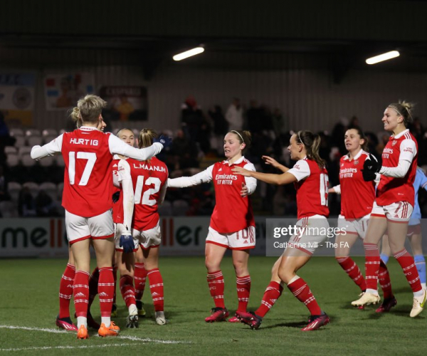 Arsenal WFC 1-0 Manchester City Women (AET): Blackstenius wins it in extra time as the Gunners advance to the final
