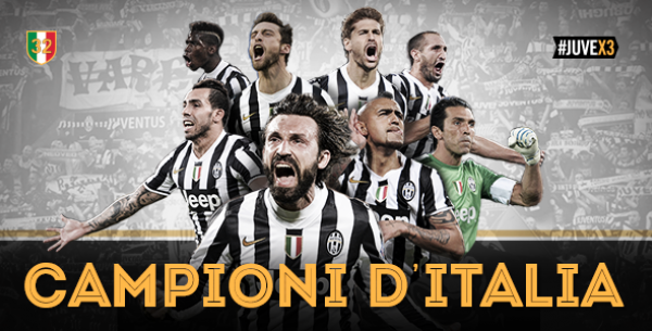 La Juventus officiellement championne d'Italie