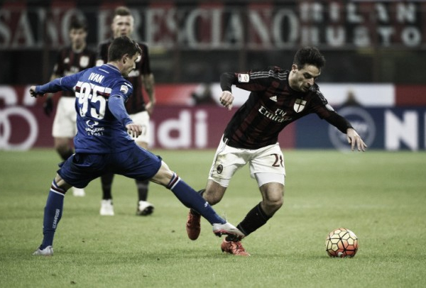 Risultato finale Sampdoria - Milan, partita di Coppa Italia (0-2): rossoneri ai quarti, ora c'è il Carpi