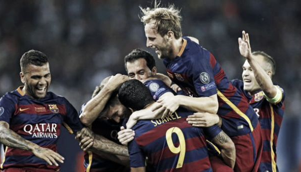 Resultado Barcelona - Sevilla en la Supercopa de Europa 2015 (5-4)