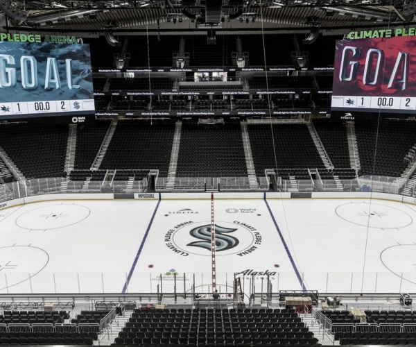El Climate Pledge Arena se prepara para dar la bienvenida al hockey