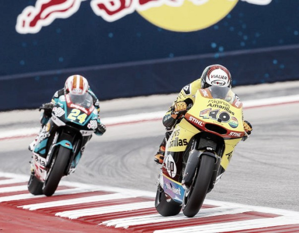 Moto2, Austin: pole per Rins. Paura per Vazquez