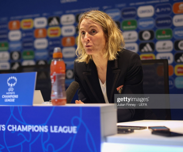 "I'm very proud of the girls" Bompastor reflects after Champions League exit