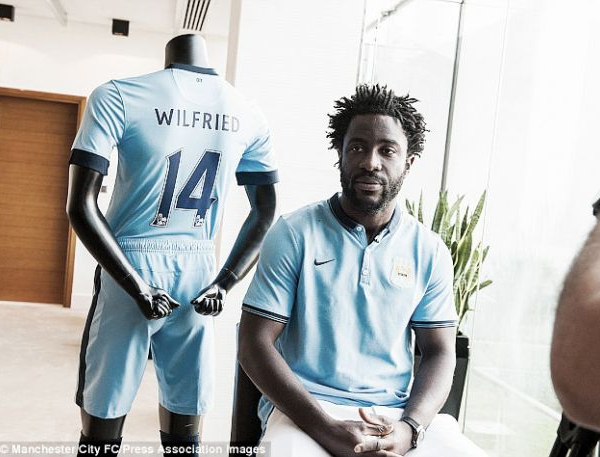 Manchester City confirm £28m signing of Swansea striker Wilfried Bony