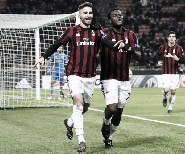 Europa League - Tutto semplice per il Milan: 1-0 al Ludogorets e ottavi centrati