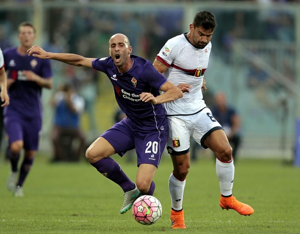 Genoa Vs Fiorentina in Serie A 2015/2016 (0-0)