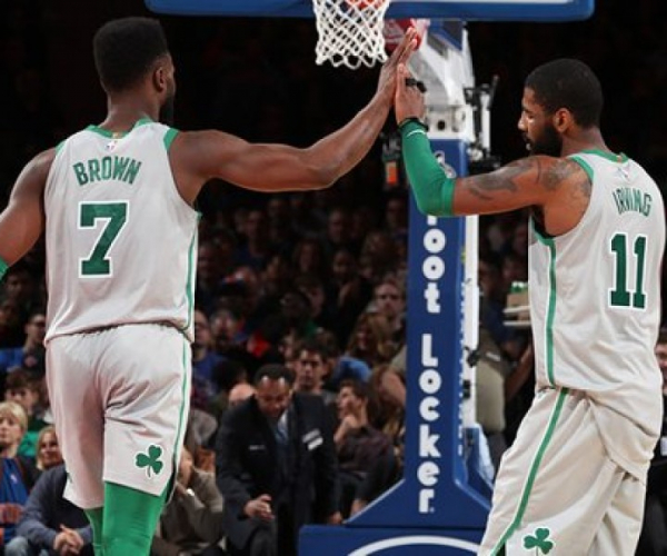 NBA - Irving trascina Boston a New York, Miami in scioltezza. Utah riparte dai Mavericks