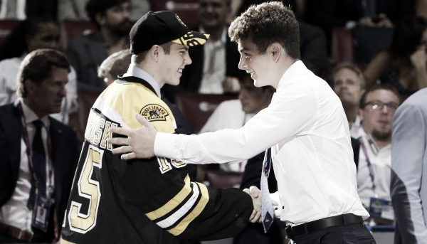 Los Bruins firman contrato de entrada con tres de  sus selecciones en el Draft'15