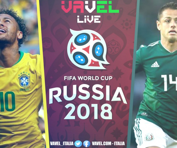 Risultato Brasile - Messico in diretta, LIVE Russia 2018 - Neymar, Firmino! (2-0)