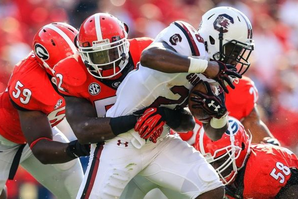 South Carolina Gamecocks - Georgia Bulldogs Score And Result Of 2015 College Football