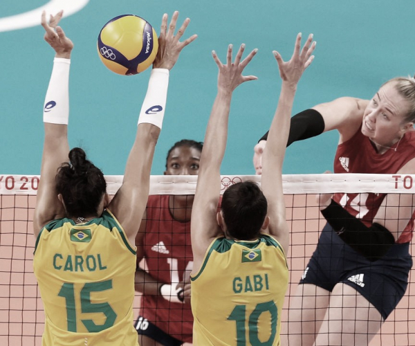 Estados
Unidos superam Brasil na final do vôlei feminino e conquistam inédita medalha de ouro
em Tokyo 2020