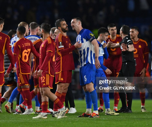 Brighton 1-0 Roma (1-4 agg.): Welbeck goal not enough as Seagulls fall short