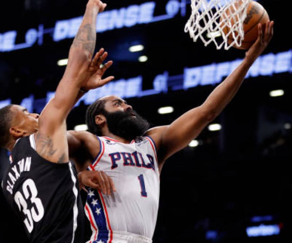 Highlights and points of the Philadelphia 76ers 121-99 Brooklyn Nets in NBA