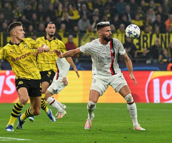 Goles y Resumen del AC Milan 1-3 Borussia Dortmund en la UEFA Champions League