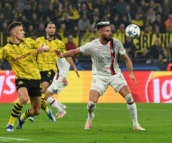 Goals and Summary of AC Milan 1-3 Borussia Dortmund in the UEFA Champions League