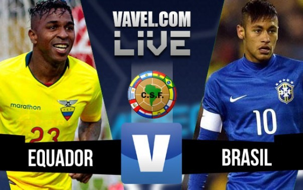 Partita Ecuador - Brasile in qualificazioni Mondiali 2018 (0-3). Il Brasile esce nel finale e prende i tre punti.