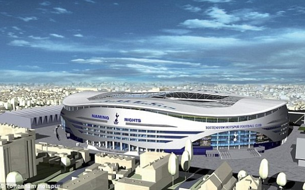 Tottenham, nuovo stadio nel 2018