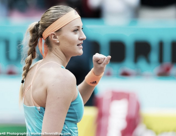 WTA Madrid: Kristina Mladenovic storms past Océane Dodin to the quarterfinals
