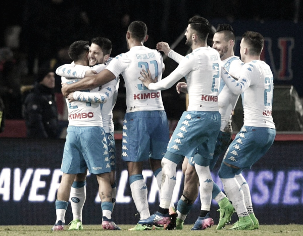 Serie A - Delirio e gol al Dall'Ara, Napoli sontuoso a Bologna (1-7)
