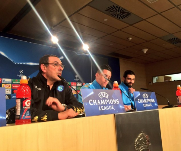 Napoli, Albiol e Callejon in conferenza: "Consapevolezza nei nostri mezzi, vogliamo giocarcela"