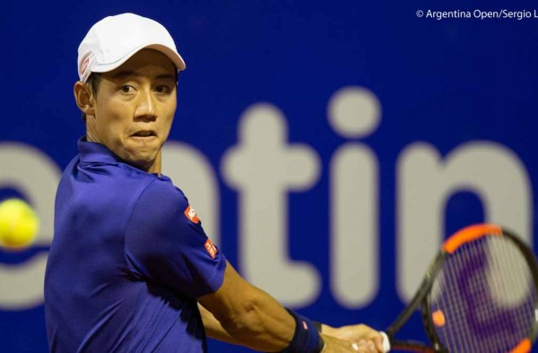 ATP Buenos Aires - Nishikori si impone in tre, fuori Giannessi e Lorenzi