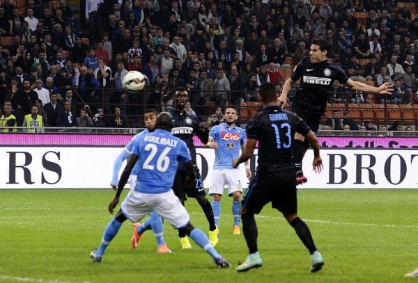 Live Napoli - Inter in risultato partita Serie A (2-2)