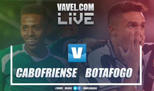 Cabofriense x Botafogo AO VIVO hoje no Campeonato Carioca (3-1)