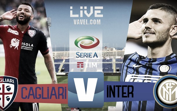 Risultato Cagliari - Inter in diretta, LIVE Serie A 2017/18 - Icardi(2), Brozovic, Pavoletti! (1-3)
