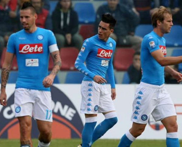 Crotone-Napoli 1-2: azzurri di nuovo vincenti, decidono Maksimovic e Callejon