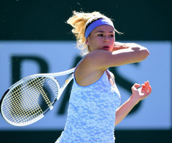 WTA Biel - La Giorgi prevale sulla Suarez Navarro, oggi quarti con la Sasnovich