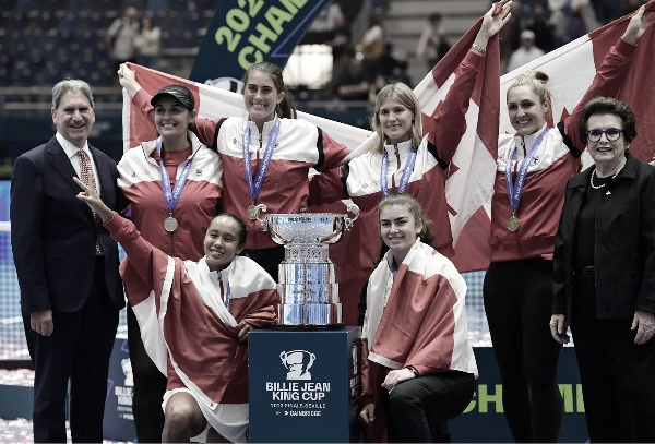 Canadá se estrena como campeona de la Billie Jean King Cup