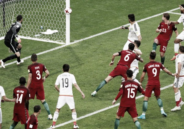 Taça das Confederações: Portugal empata frente ao México (2-2)