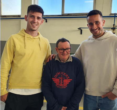 Imanol y Berenguer visitan un centro de empleo para personas con discapacidad