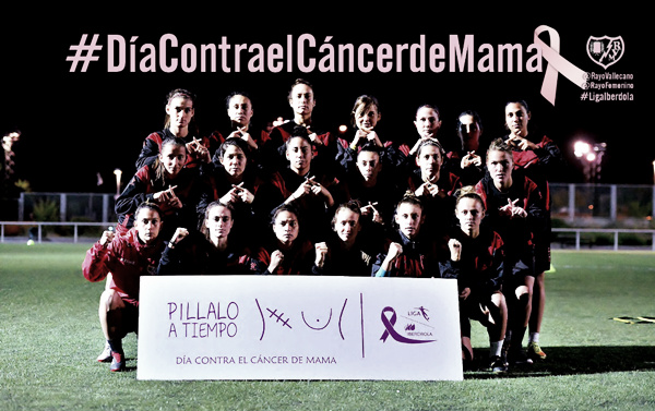 El Rayo se une a la lucha contra el cáncer de mama