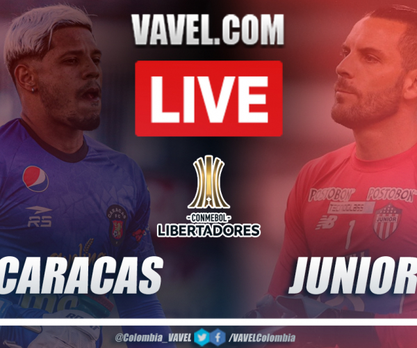 Resumen Caracas vs Junior (1-2) en ida de fase 2 por Copa Libertadores 2021