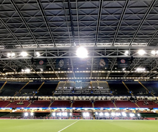 UEFA Champions League, La Finale - La vigilia a tre ore dal fischio d'inizio, brilla il Millennium Stadium