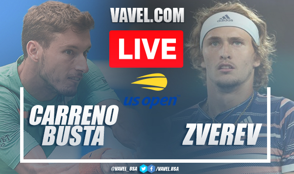 US Open: Pablo Carreno Busta vs Alexander Zverev Live Score and Stream