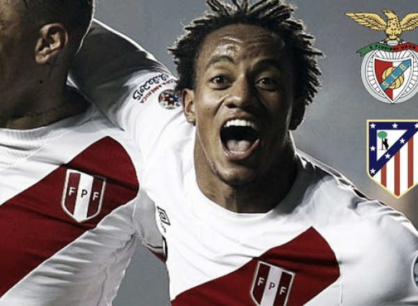 Carrillo entra no negócio: Benfica recebe 50 milhões por Gaitán e peruano