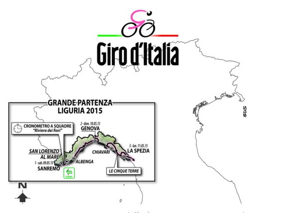 Giro d'Italia, seconda tappa: chiamata per le ruote veloci