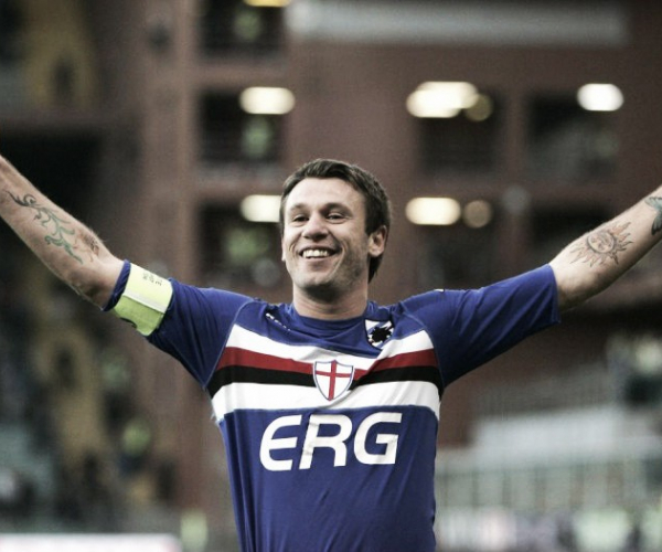 Cassano plans to stay in Sampdoria, even if club offer to terminate his contract