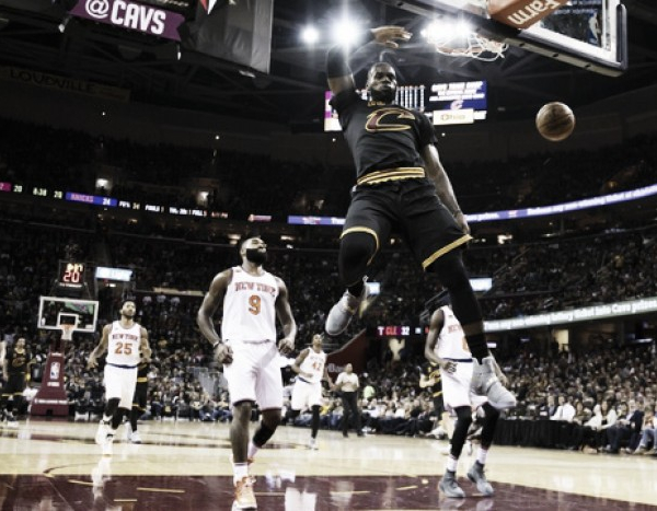 Cleveland Cavaliers open season with victory over New York Knicks