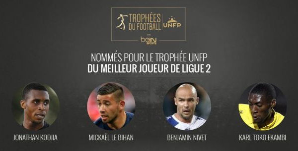 Ligue 2 : la liste des Trophées UNFP dévoilée pour les joueurs de champ !