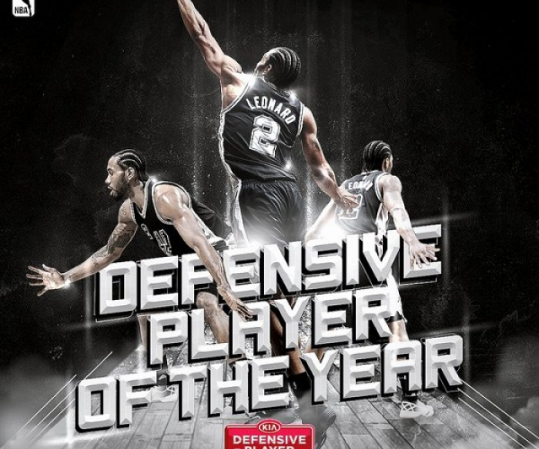 Kawhi Leonard élu "Defensive Player of The Year"