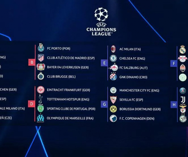 Así quedaron los grupos para la UEFA Champions League 2022-2023