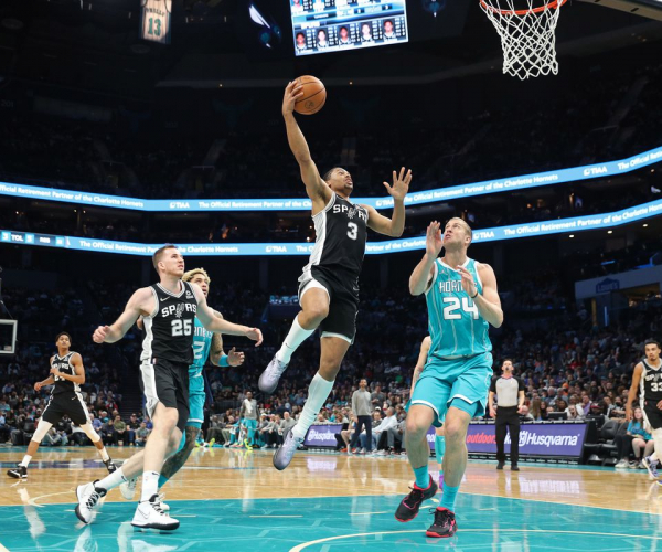 Puntos y resumen del Charlotte Hornets 99-135 San Antonio Spurs en NBA 2024