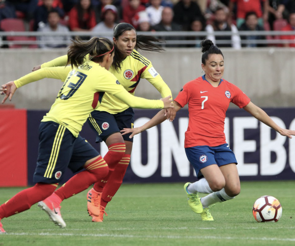 Colômbia empata com Chile e mantém a liderança na Copa América de Futebol Feminino