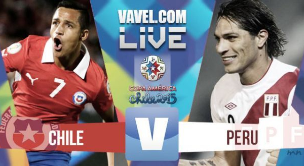Partita Cile 2-1 Perù, risultato Copa America 2015