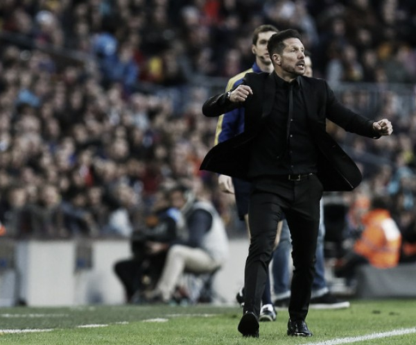Simeone minimiza derrota para Barcelona: "Estou orgulhoso da equipe"