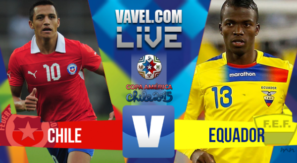Risultato Cile - Ecuador, Copa America 2015 (2-0)