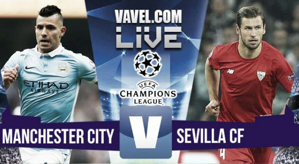 Live Manchester City - Siviglia, risultato Champions League 2015/2016  (2-1)
